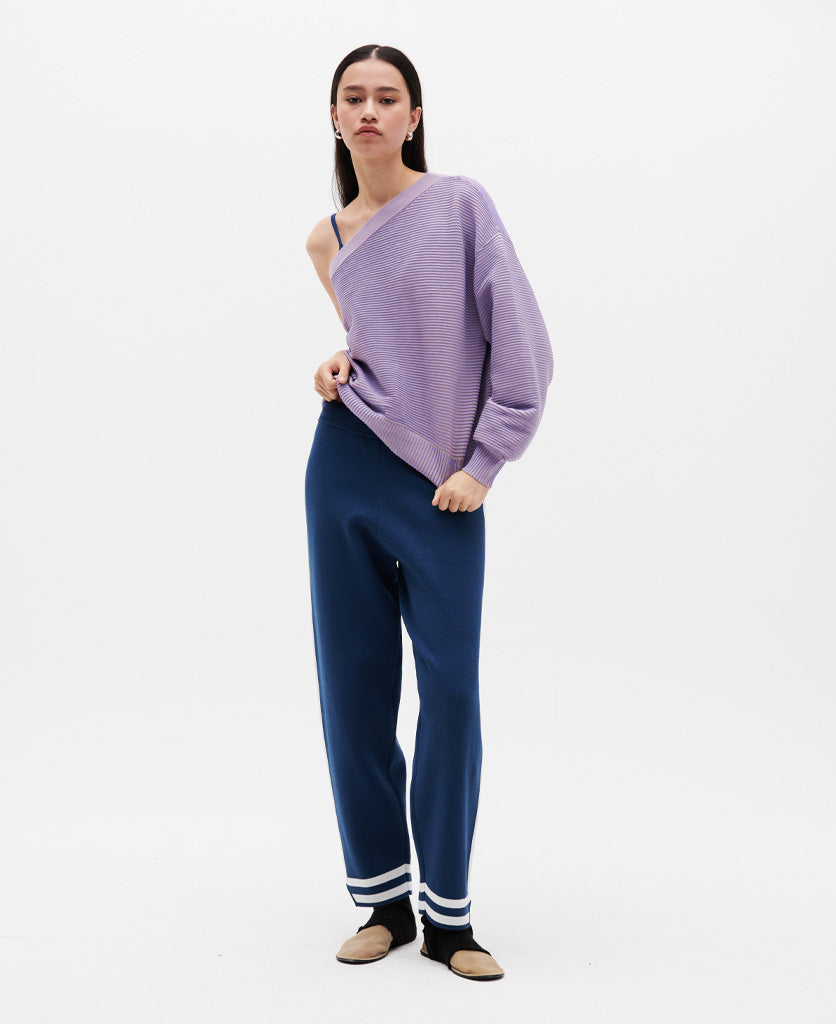 Nagnata | Organic Asym Sweater - Iris