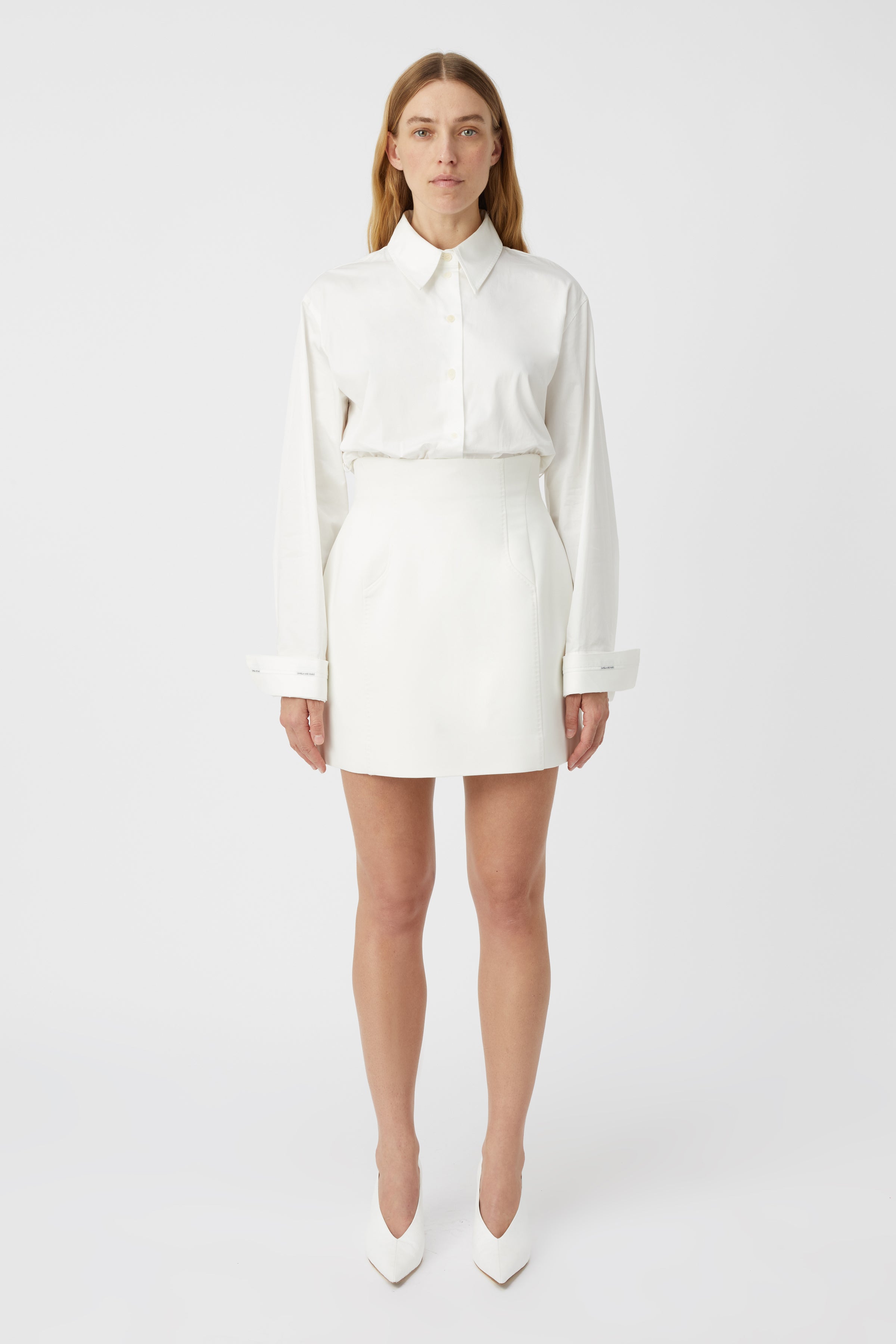 Camilla and Marc | Boyd Mini Skirt - Soft White