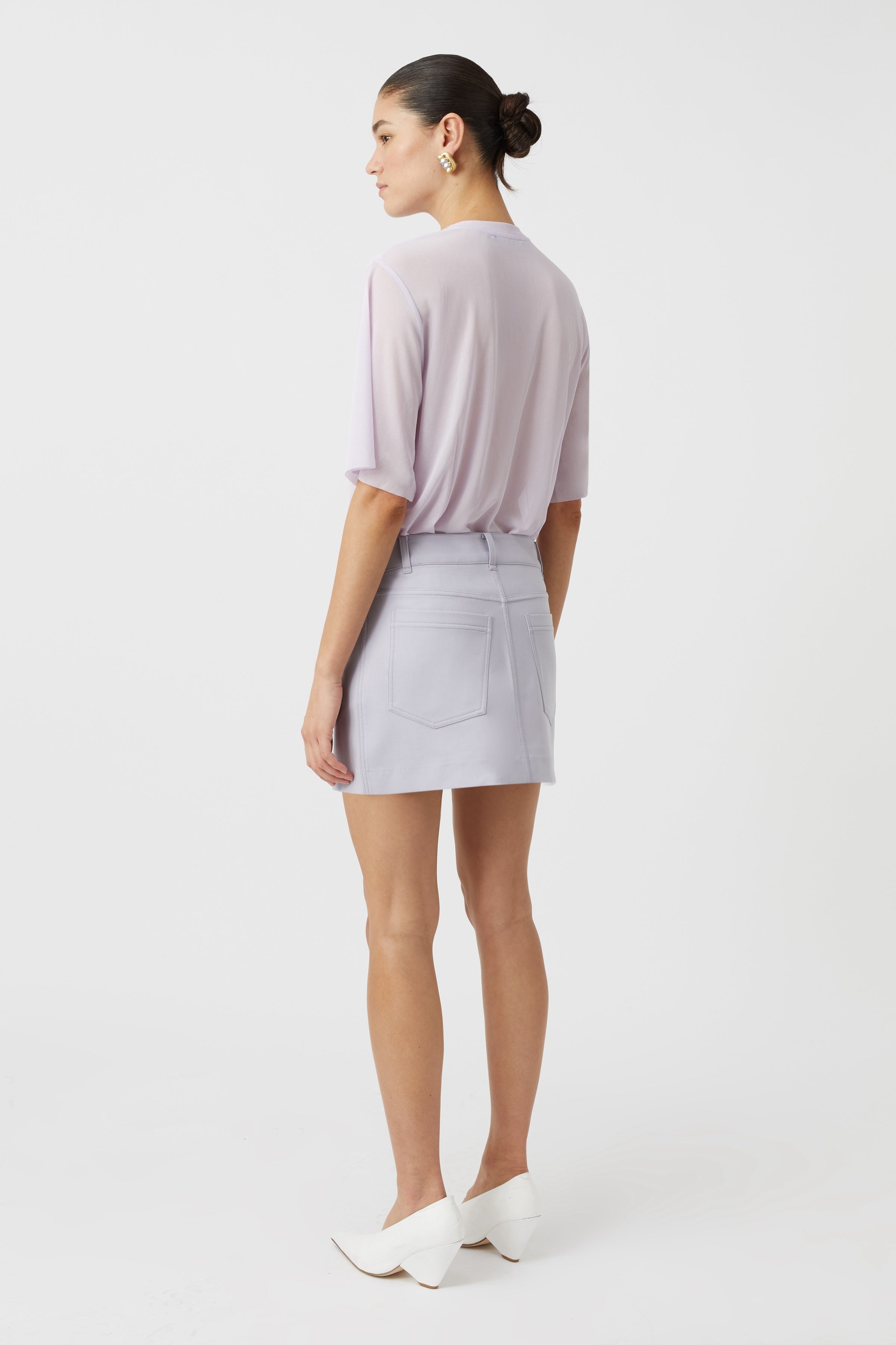 Camilla and Marc | Halston Mini Skirt - Lilac