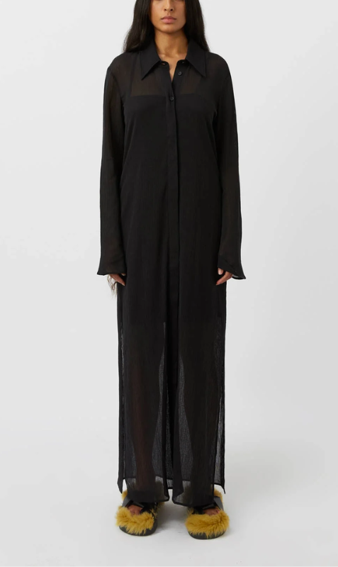 Camilla And Marc | Pia Sheer Texture Dress - Black