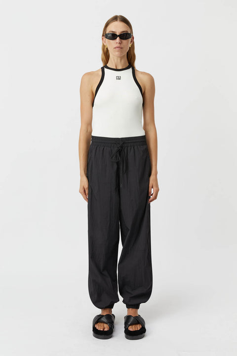 Camilla and Marc | Nora Contrast Bind Tank - Soft White/Black