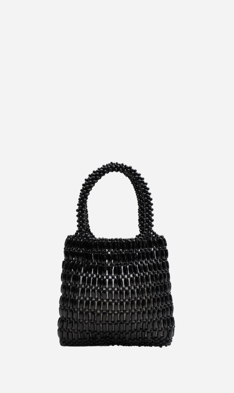 La Tribe | Beaded Bag - Black