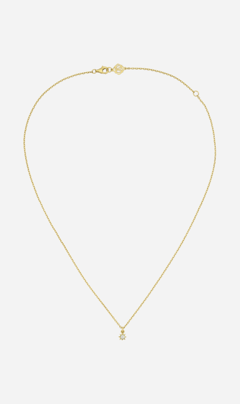 Zoe & Morgan | Stella Necklace - Gold/White Zircon