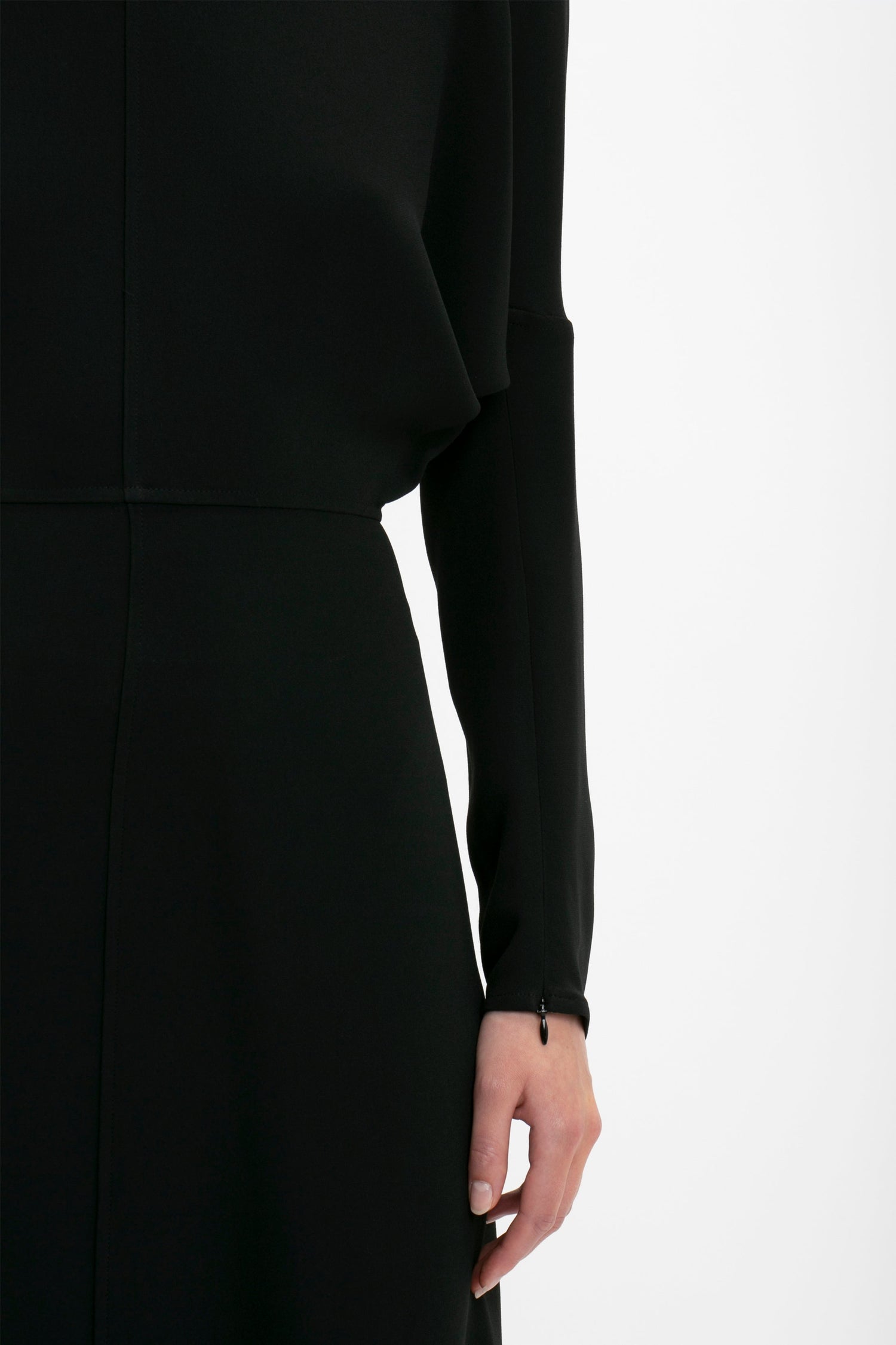 Victoria Beckham | Dolman Midi Dress - Black