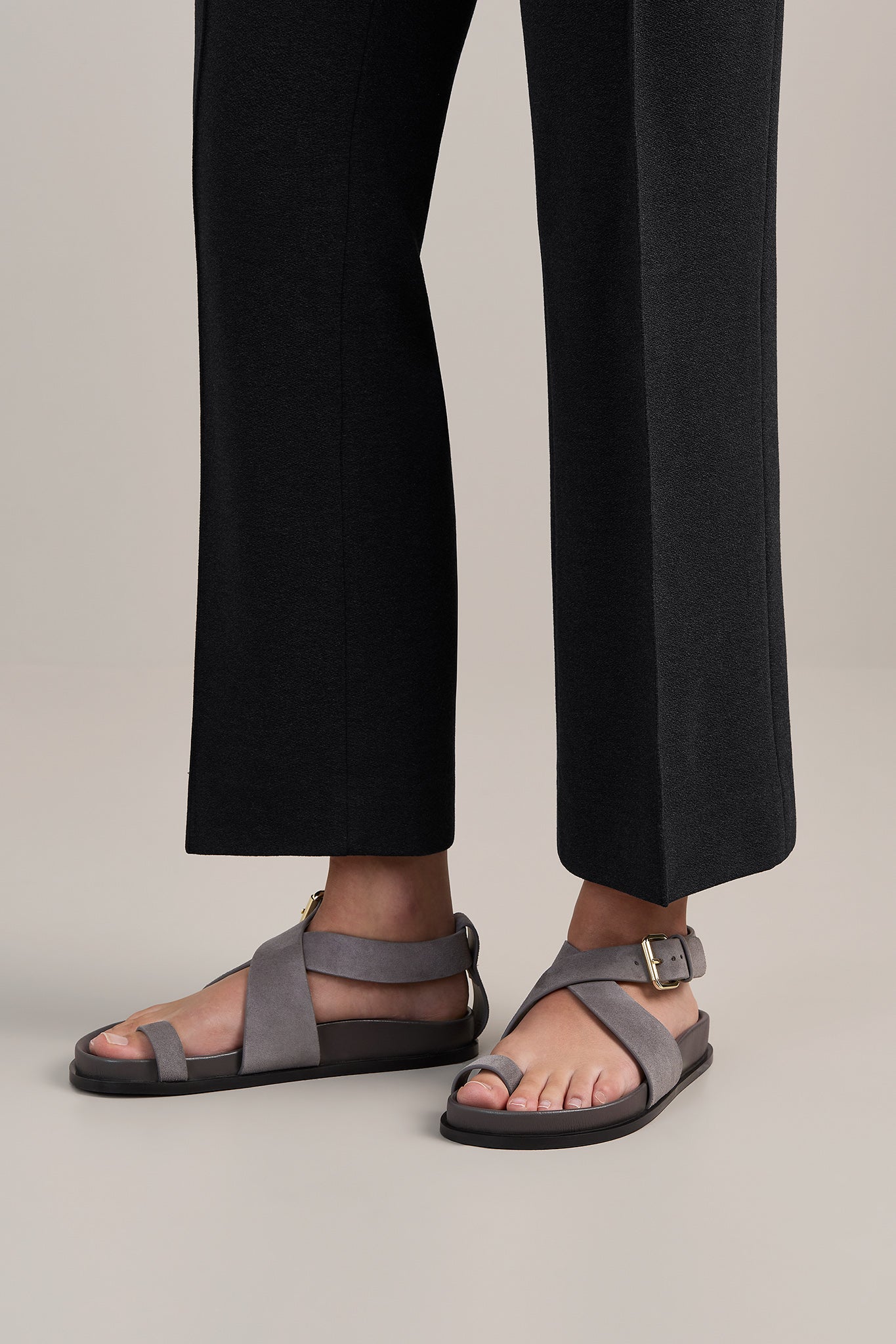 A.Emery | The Dula Sandal - Graphite Suede
