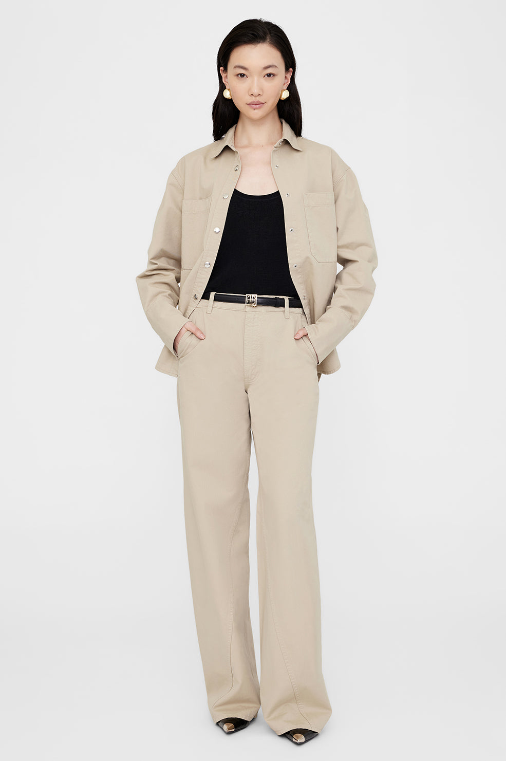 Anine Bing | Briley Pant - Oatmeal