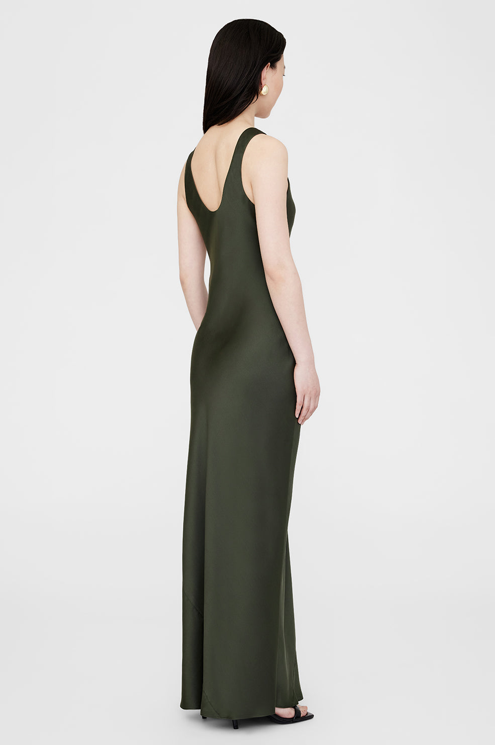 Anine Bing | Camille Dress - Dark Olive