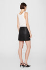 Anine Bing | Finn Skirt - Black Leather