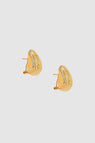 Anine Bing | Ribbed Earrings - Gold