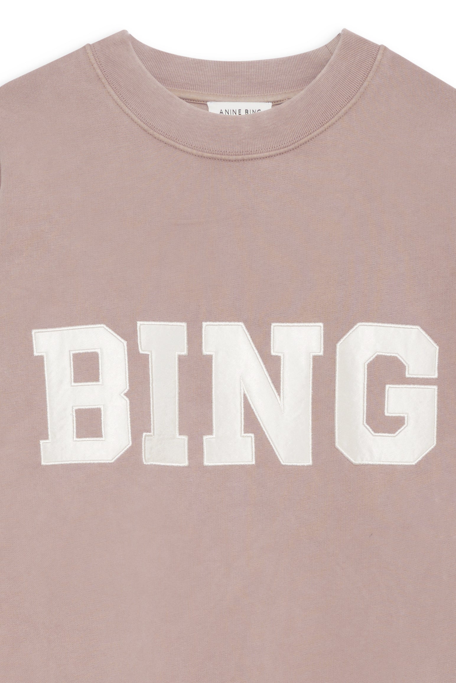 Anine Bing | Tyler Sweatshirt Satin Bing - Washed Iron