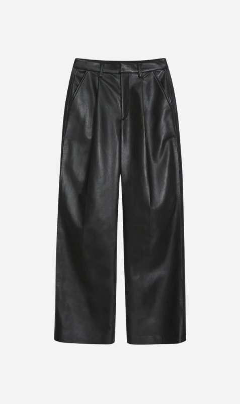Anine BIng | Carmen Pant - Black Recycled Leather