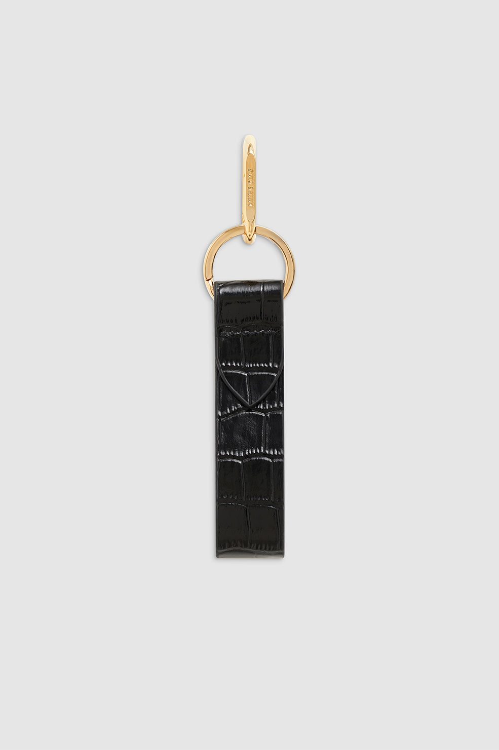 Anine Bing | Cruise Key Chain - Black Embossed