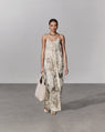 Anine Bing | Aida Maxi Dress - Oat Mushroom Print