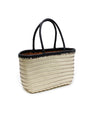 La Tribe | Amelia Woven Bag - Cream/Black