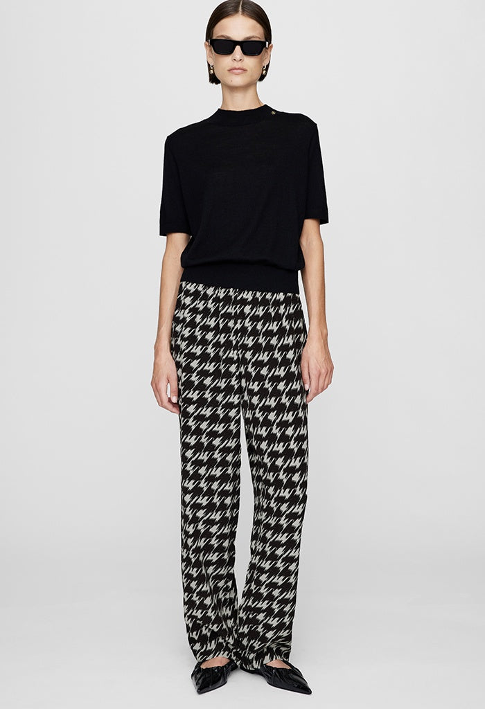 Anine Bing | Aiden Pant - Houndstooth