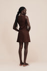 Posse | Alice Mini Dress - Chocolate