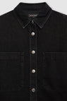 Anine Bing | Dante Shirt - Iron Black Denim