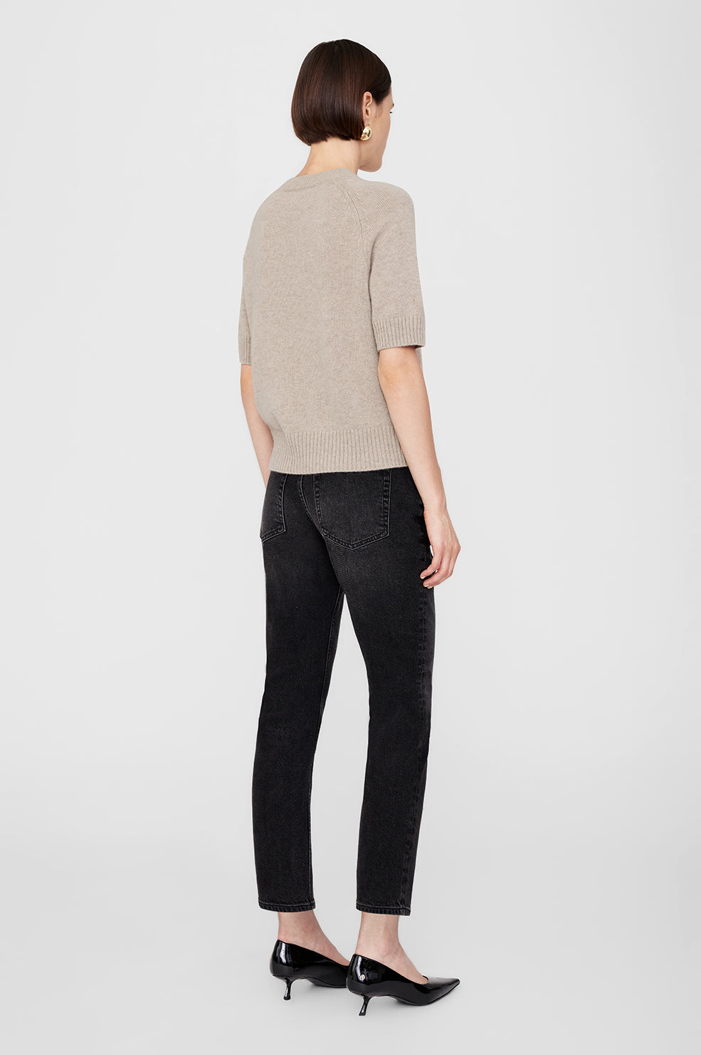 Anine Bing | Jackson Sweater - Brown Cashmere