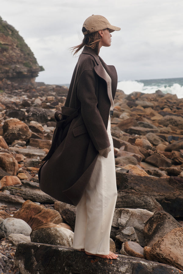 Assembly Label | Sadie Wool Coat - Cocoa