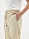 Bassike | Pleated Cotton Pull On Pant - Agate Grey