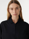 Bassike | Stretch Twill Bomber - Black