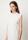 Bassike | Slouch Reverse Tank Dress - White