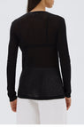 Assembly Label | Belle Knit Long Sleeve Top - Black