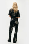 Silk Laundry | Bias Cut Pants - Fibonnaci Black