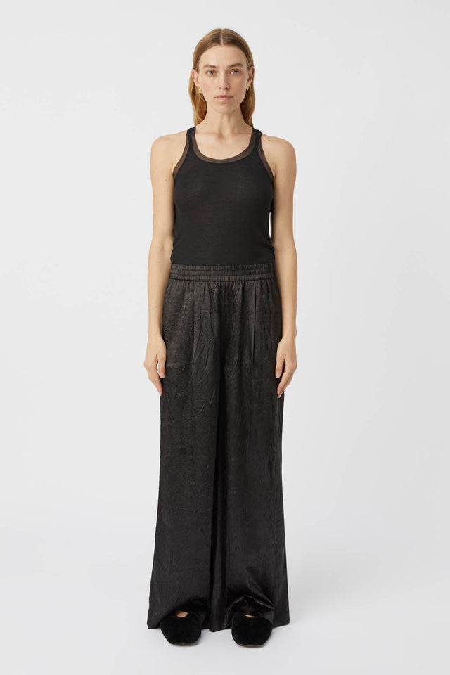 Camilla and Marc | Allire Satin Pant - Black