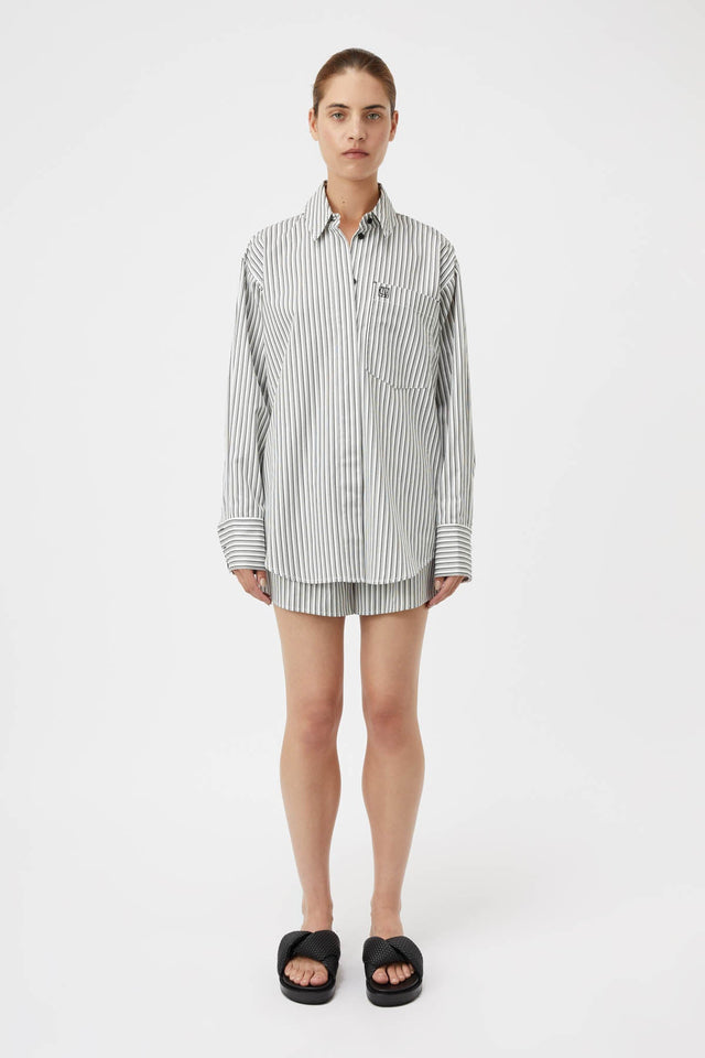 Camilla And Marc | Elsing Striped Shirt - Cream