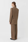 Camilla & Marc | Ria Tailored Pant - Camel Houndstooth