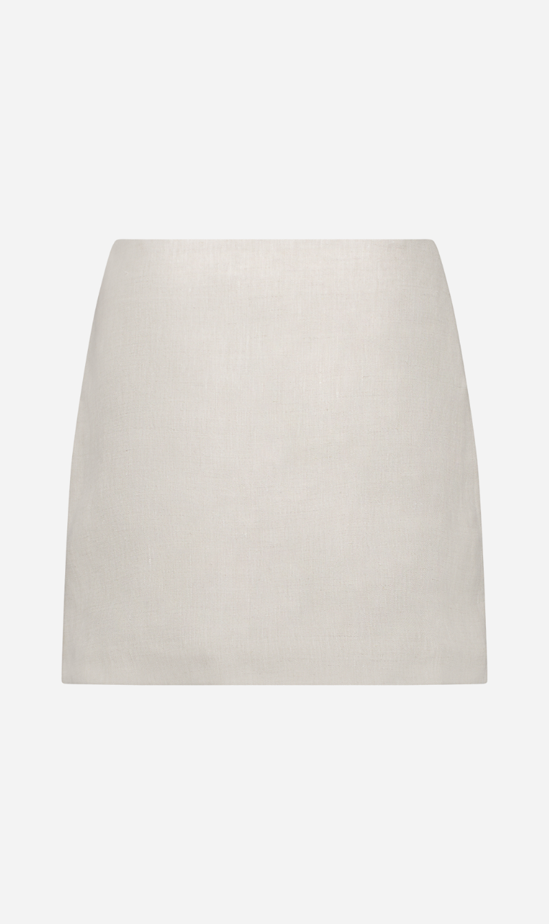 Caitlin Crisp | Birdy Skirt - Natural Linen