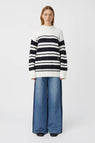 Camilla and Marc | Atticus Sweater - White & Navy Stripe