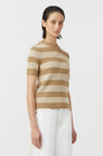 Camilla and Marc | Umi Knit TShirt - Tan/Cream