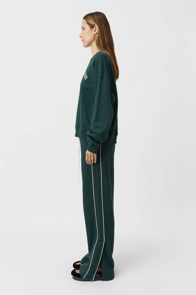 Camilla and Marc | Myla Crew - Forest Green