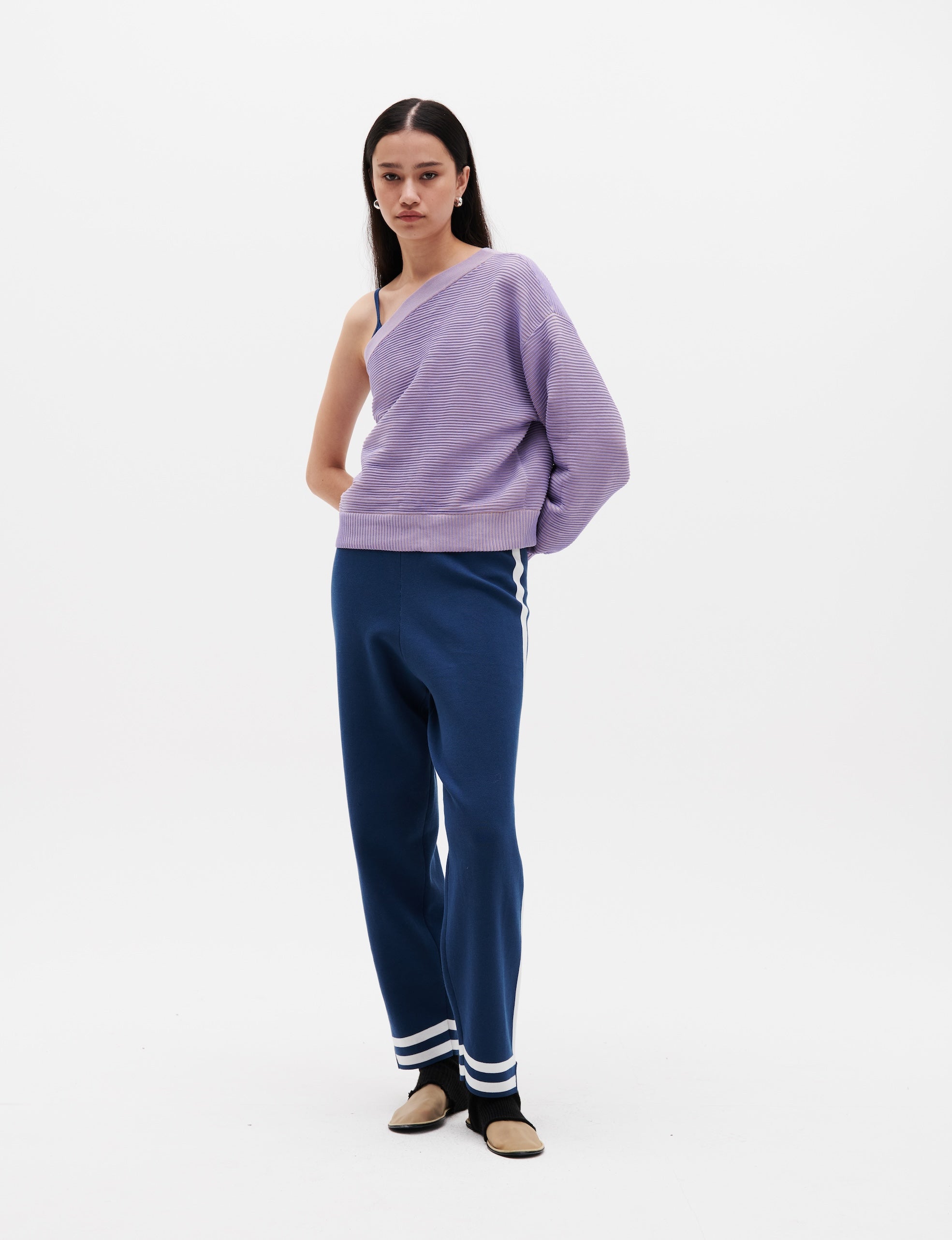 Nagnata | Organic Asym Sweater - Iris