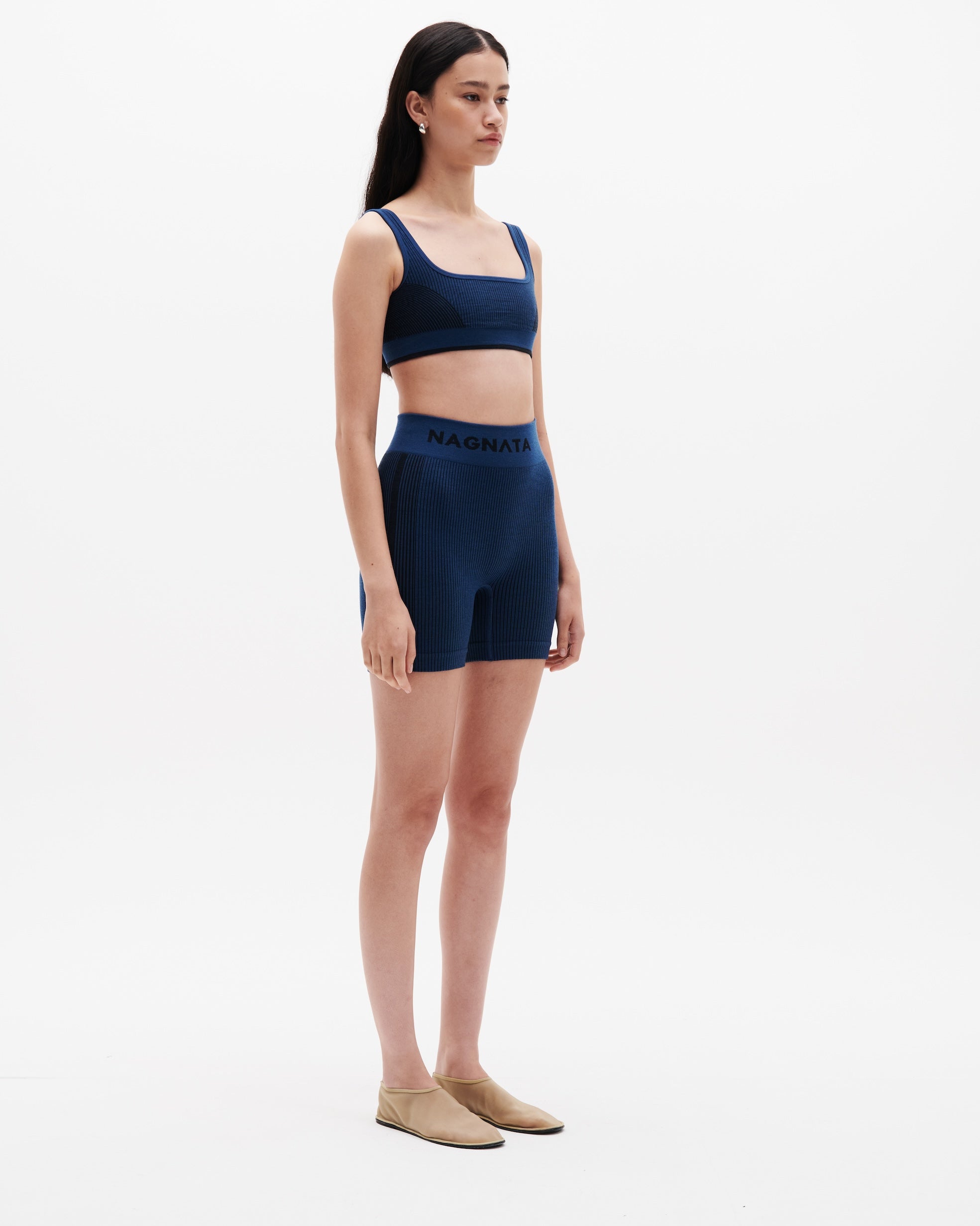 Nagnata | Ballet Wool Mini Short - Ocean