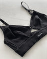 Dear Dylan | Organic Cut Out Bralette - Noir