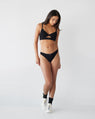 Dear Dylan | Organic Cut Out Bralette - Noir