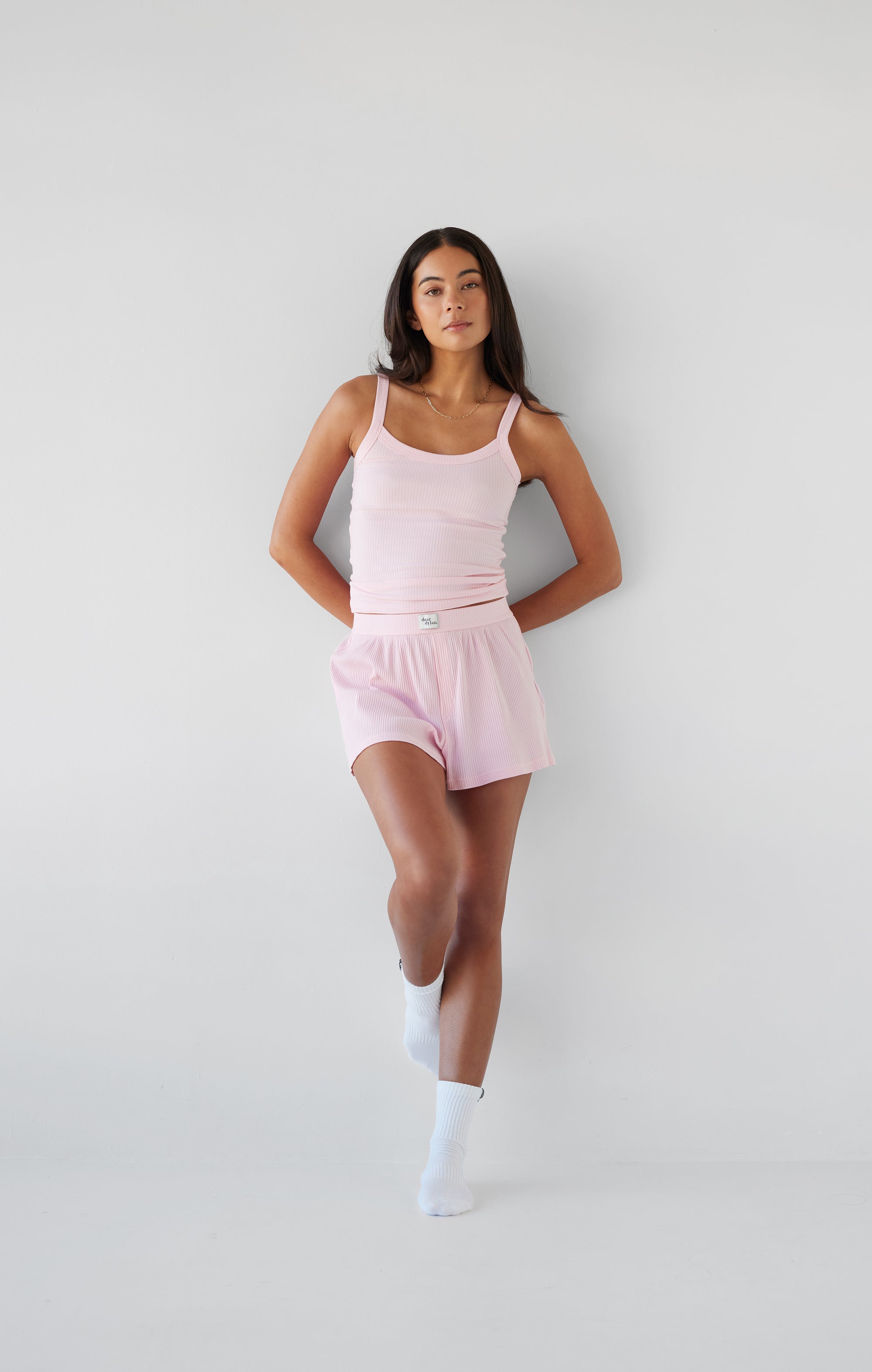 Dear Dylan | Organic Rib Boxer Short - Cupid