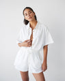 Dear Dylan | Lawn Toggle Short - Blanc