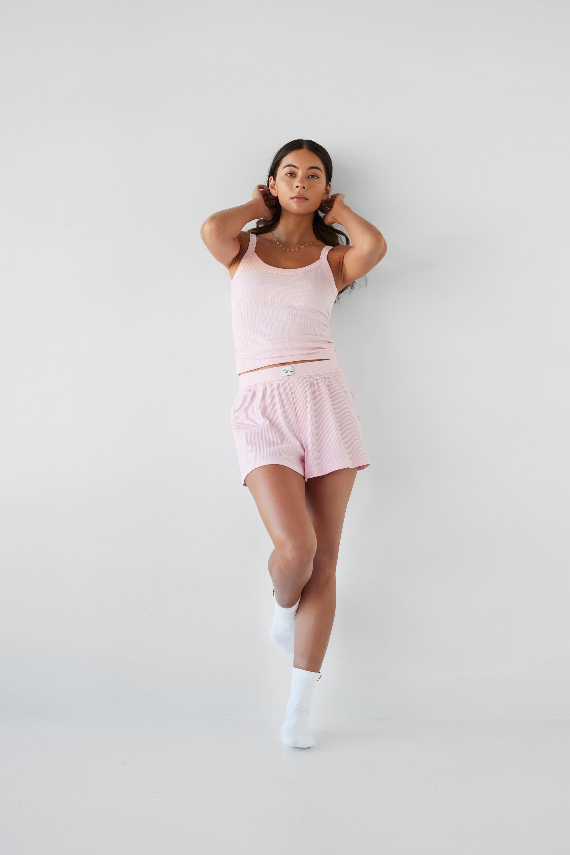 Dear Dylan | Organic Rib Boxer Short - Cupid