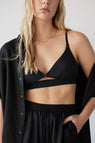 Dear Dylan | Cut Out Swim Bralette - Noir