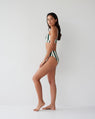 Dear Dylan | Swim Crop - Bistro Stripe