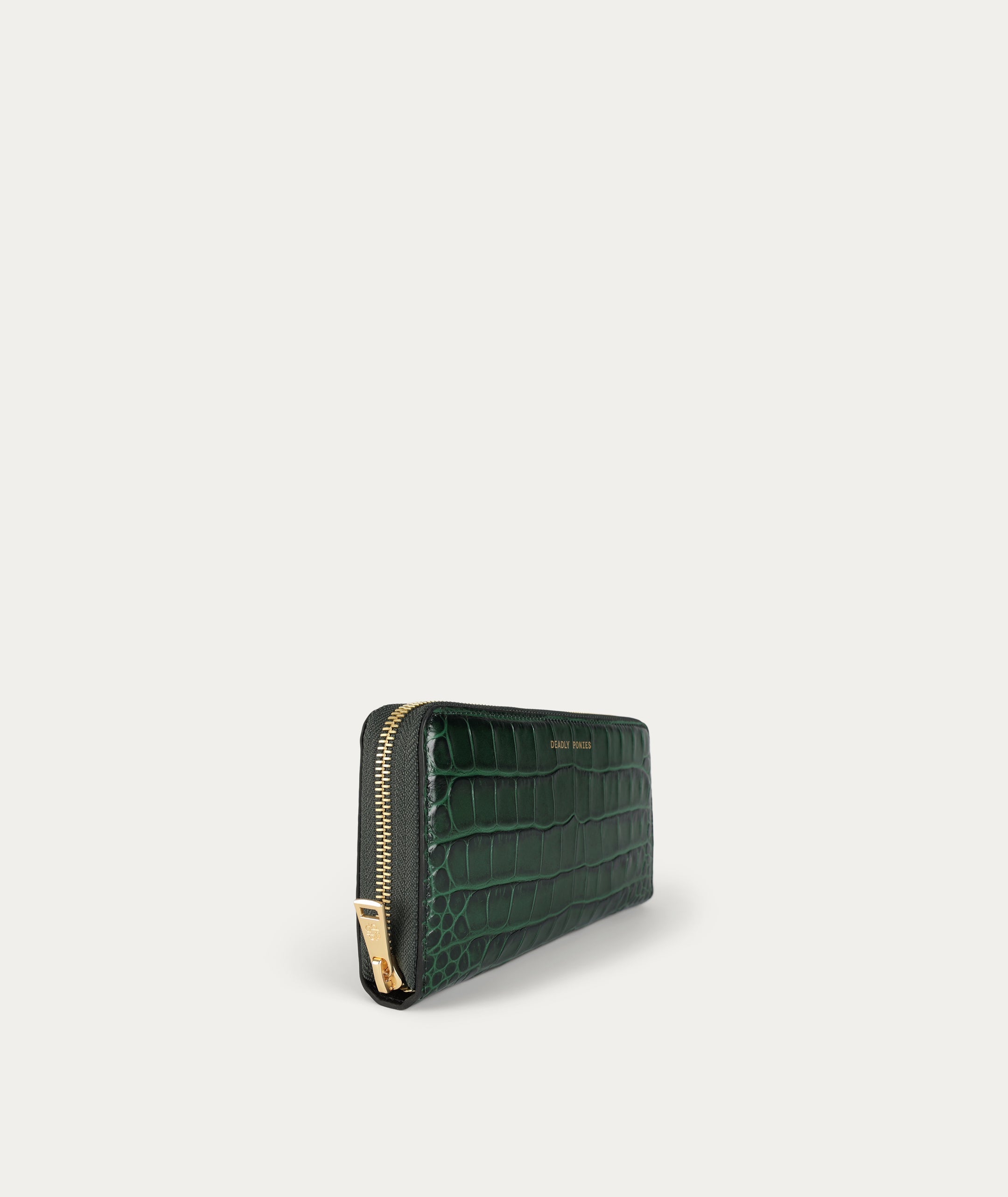 Deadly Ponies | Maxi Wallet - Emerald Croc