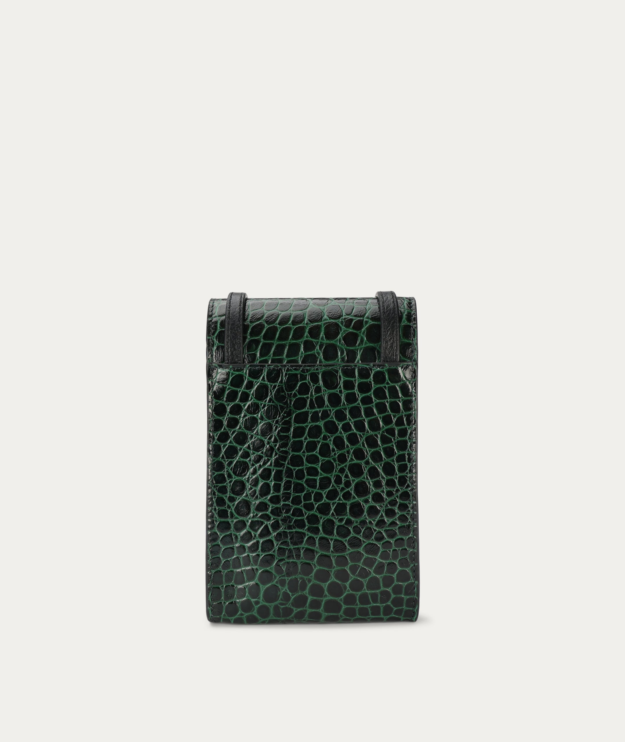 Deadly Ponies | Poucheroo Leather Strap - Emerald Croc