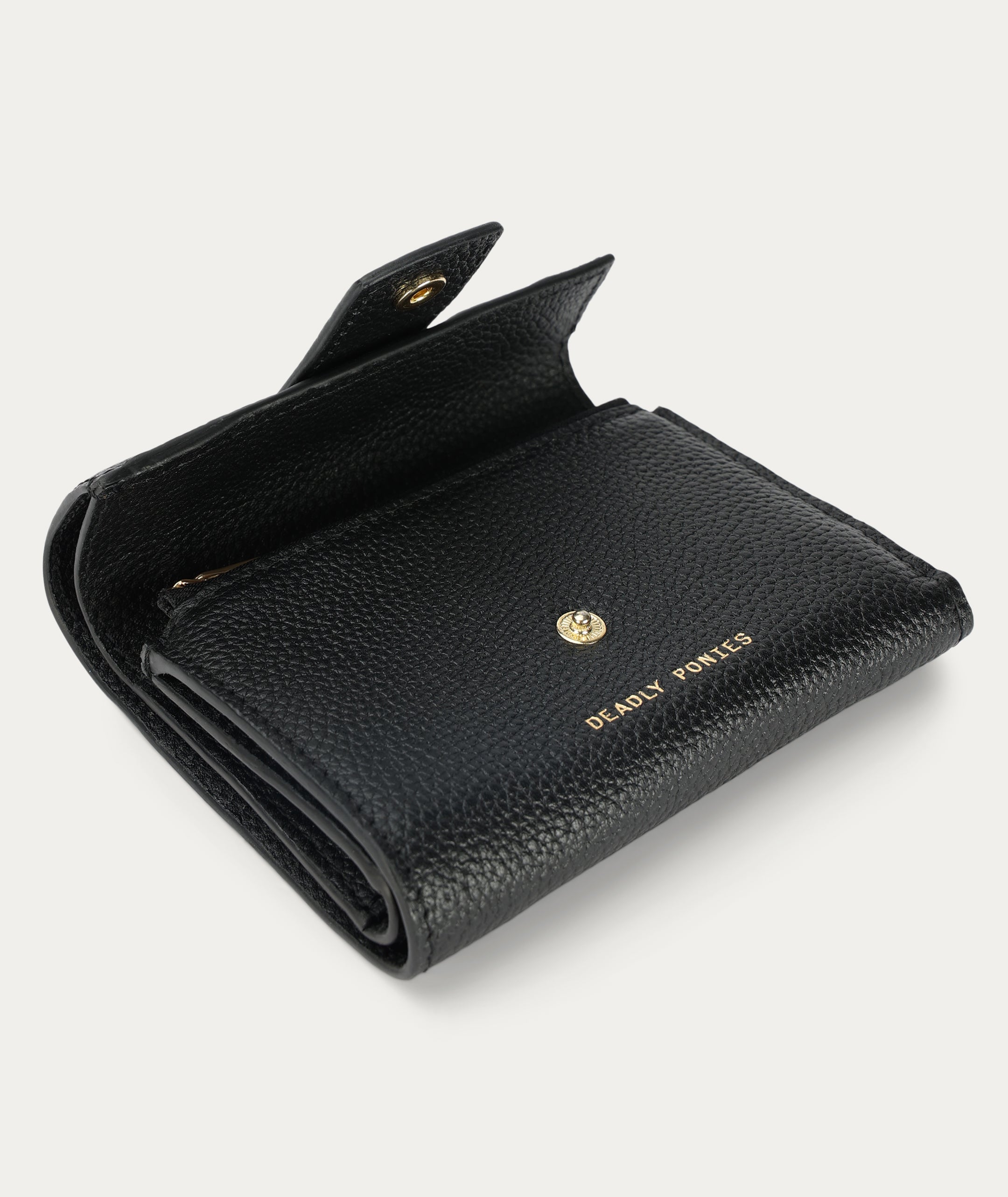 Deadly Ponies | Snap Wallet - Black