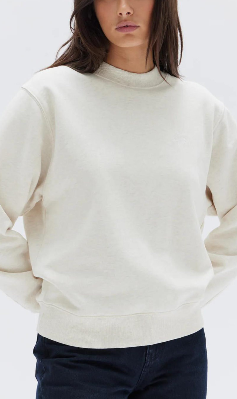 Assembly Label | Stacked Fleece - Oat Marle/White