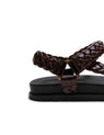 La Tribe | Elke Braided Sandal - Black Cherry