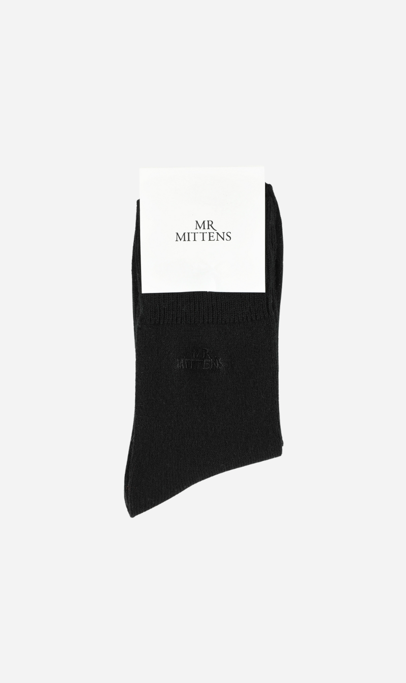 Mr Mittens | Logo Socks - Black